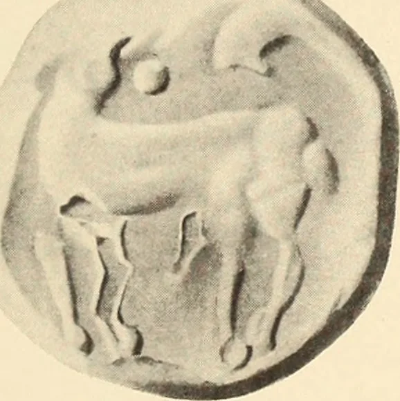 An illustration from Archaiologik ephmeris : ekdidomen hypo ts en Athnais Archaiologiks Hetairias, 1862, leaf 330