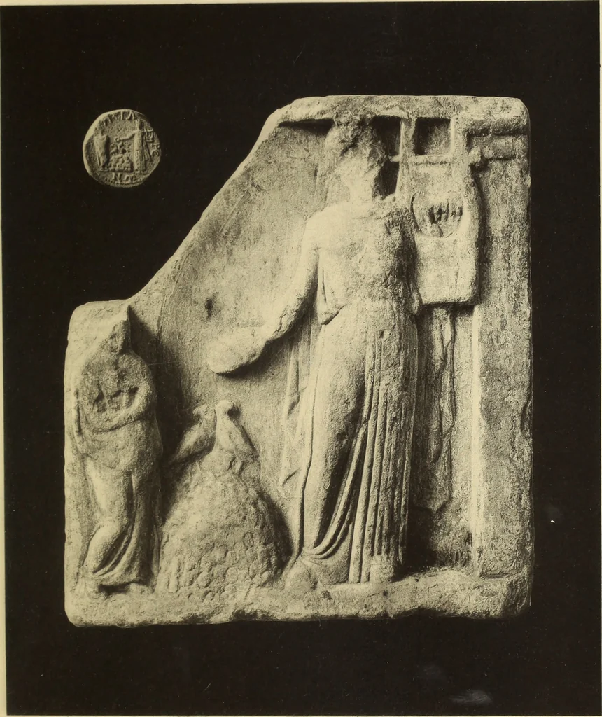 An illustration from Archaiologik ephmeris : ekdidomen hypo ts en Athnais Archaiologiks Hetairias, 1862, leaf 342