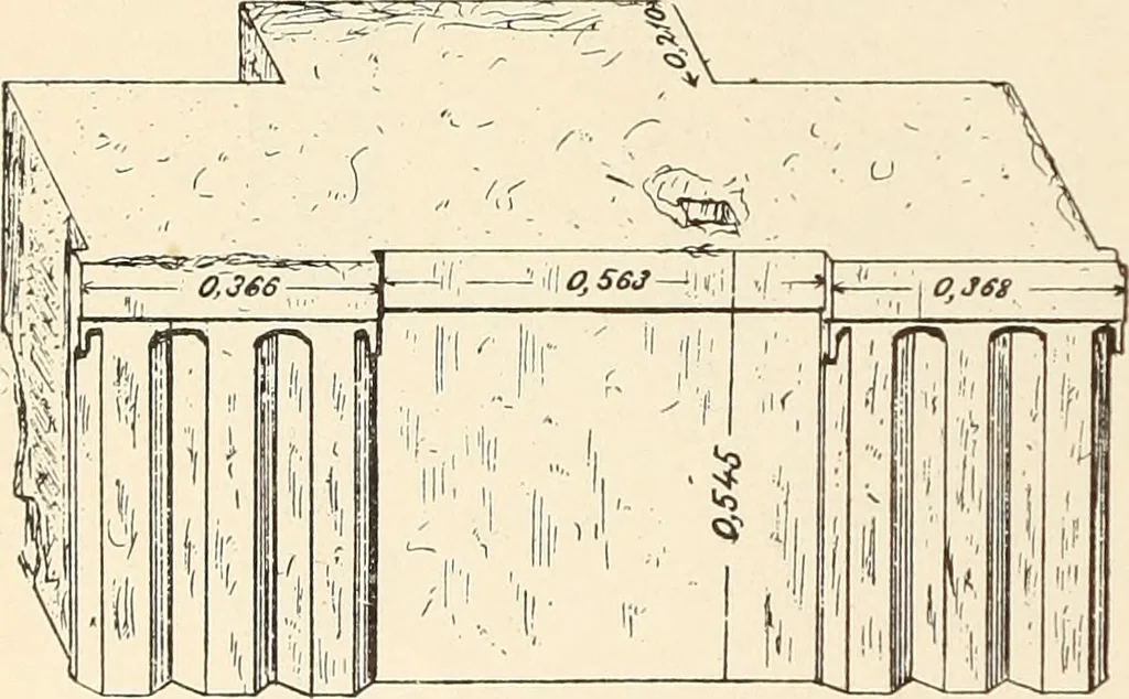 An illustration from Archaiologik ephmeris : ekdidomen hypo ts en Athnais Archaiologiks Hetairias, 1862, leaf 427