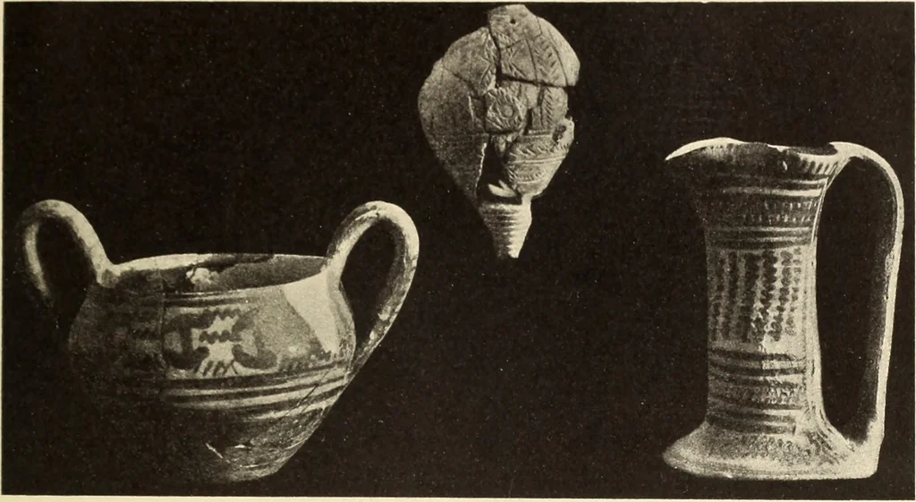 An illustration from Archaiologik ephmeris : ekdidomen hypo ts en Athnais Archaiologiks Hetairias, 1862, leaf 54