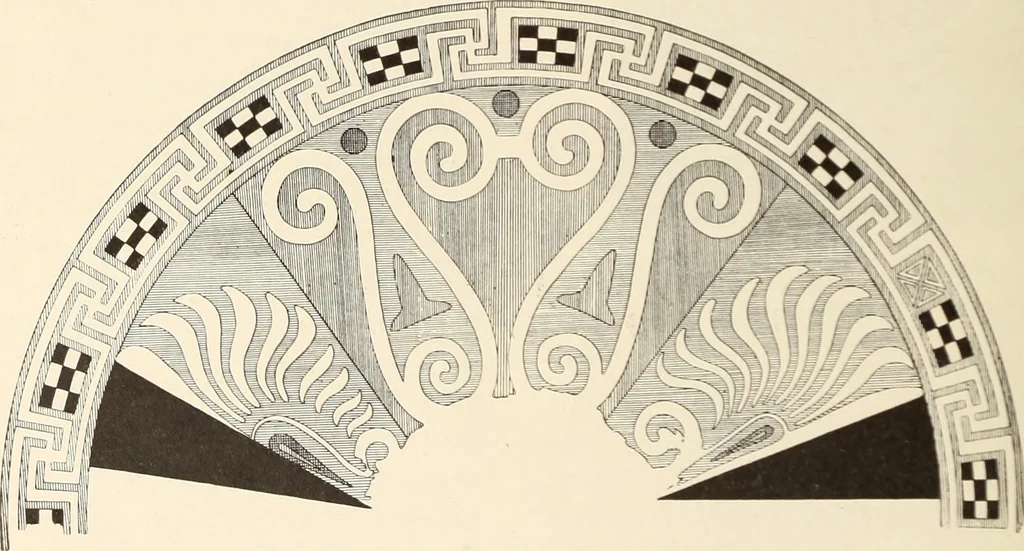 An illustration from Archaiologik ephmeris : ekdidomen hypo ts en Athnais Archaiologiks Hetairias, 1862, leaf 563