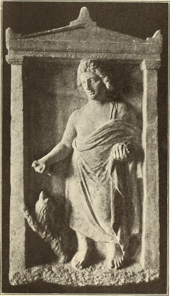 An illustration from Archaiologik ephmeris : ekdidomen hypo ts en Athnais Archaiologiks Hetairias, 1862, leaf 566