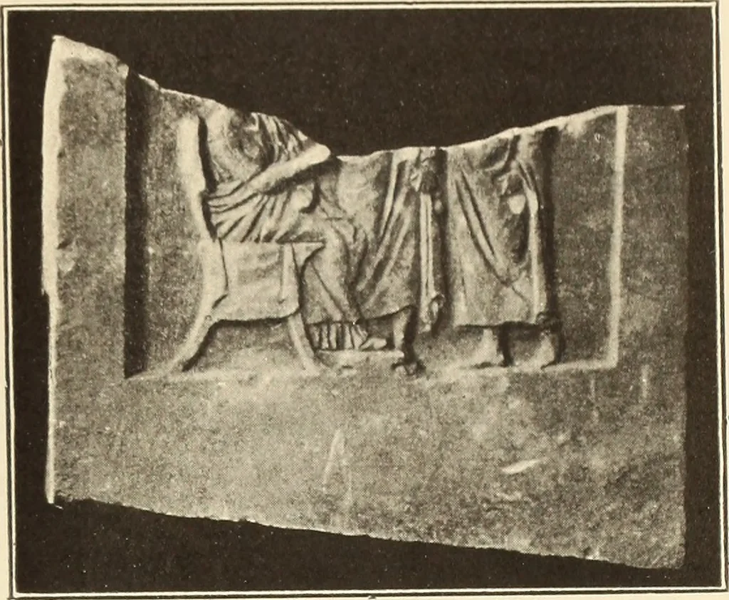 An illustration from Archaiologik ephmeris : ekdidomen hypo ts en Athnais Archaiologiks Hetairias, 1862, leaf 578