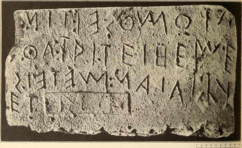 An illustration from Archaiologik ephmeris : ekdidomen hypo ts en Athnais Archaiologiks Hetairias, 1862, leaf 583
