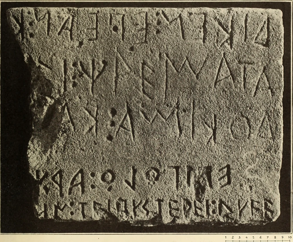 An illustration from Archaiologik ephmeris : ekdidomen hypo ts en Athnais Archaiologiks Hetairias, 1862, leaf 584