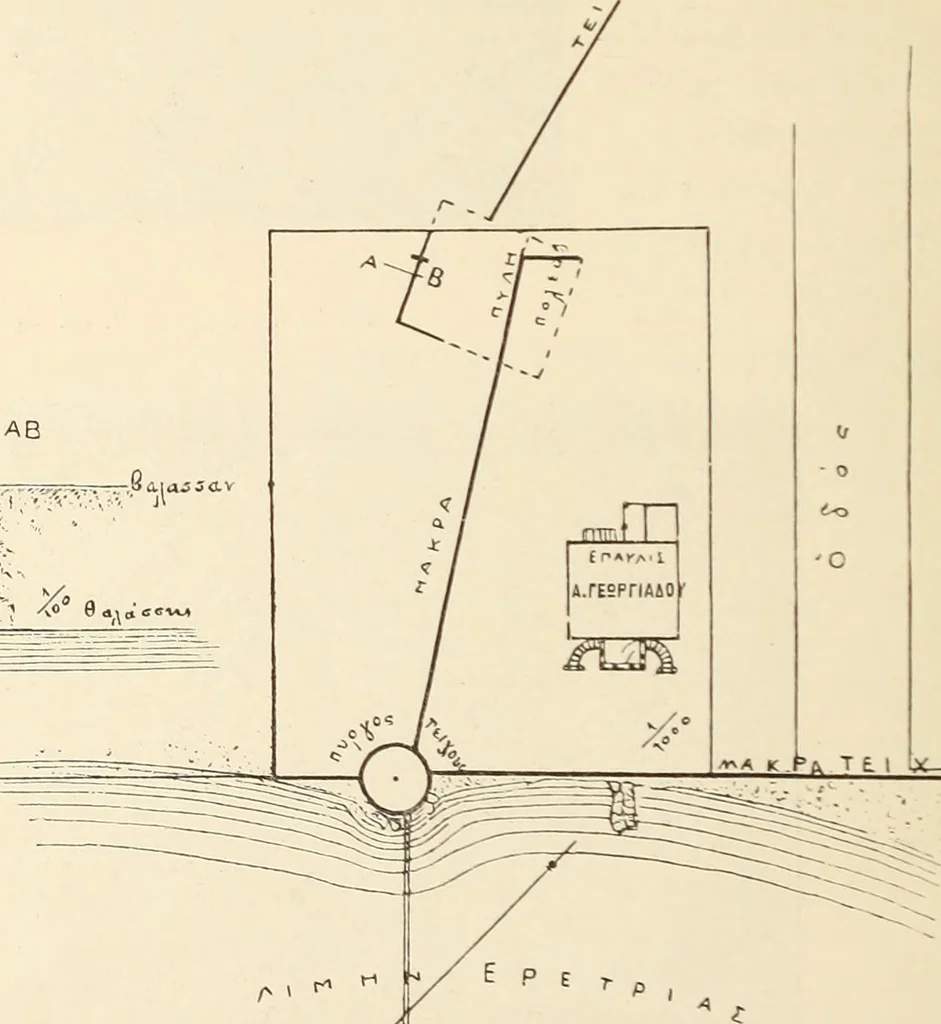 An illustration from Archaiologik ephmeris : ekdidomen hypo ts en Athnais Archaiologiks Hetairias, 1862, leaf 587