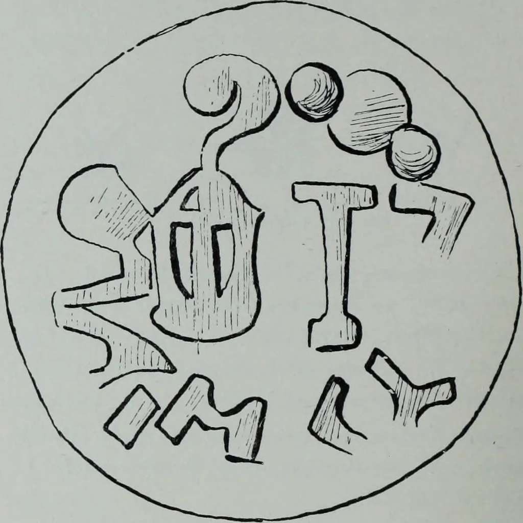 An illustration from Archaiologik ephmeris : ekdidomen hypo ts en Athnais Archaiologiks Hetairias, 1862, leaf 121