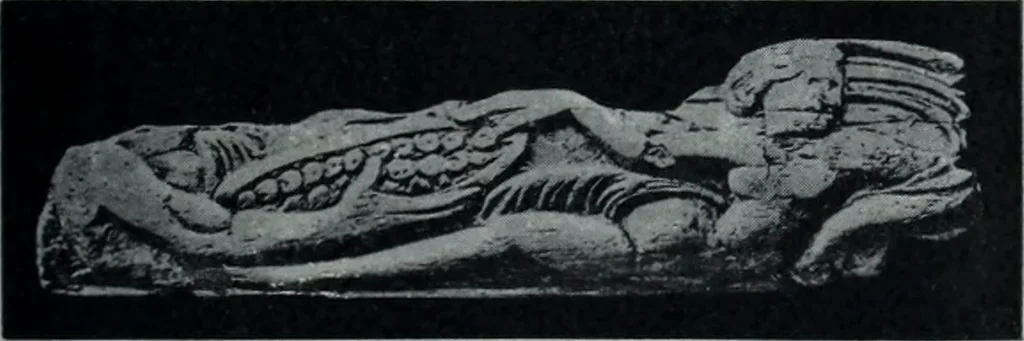 An illustration from Archaiologik ephmeris : ekdidomen hypo ts en Athnais Archaiologiks Hetairias, 1862, leaf 148