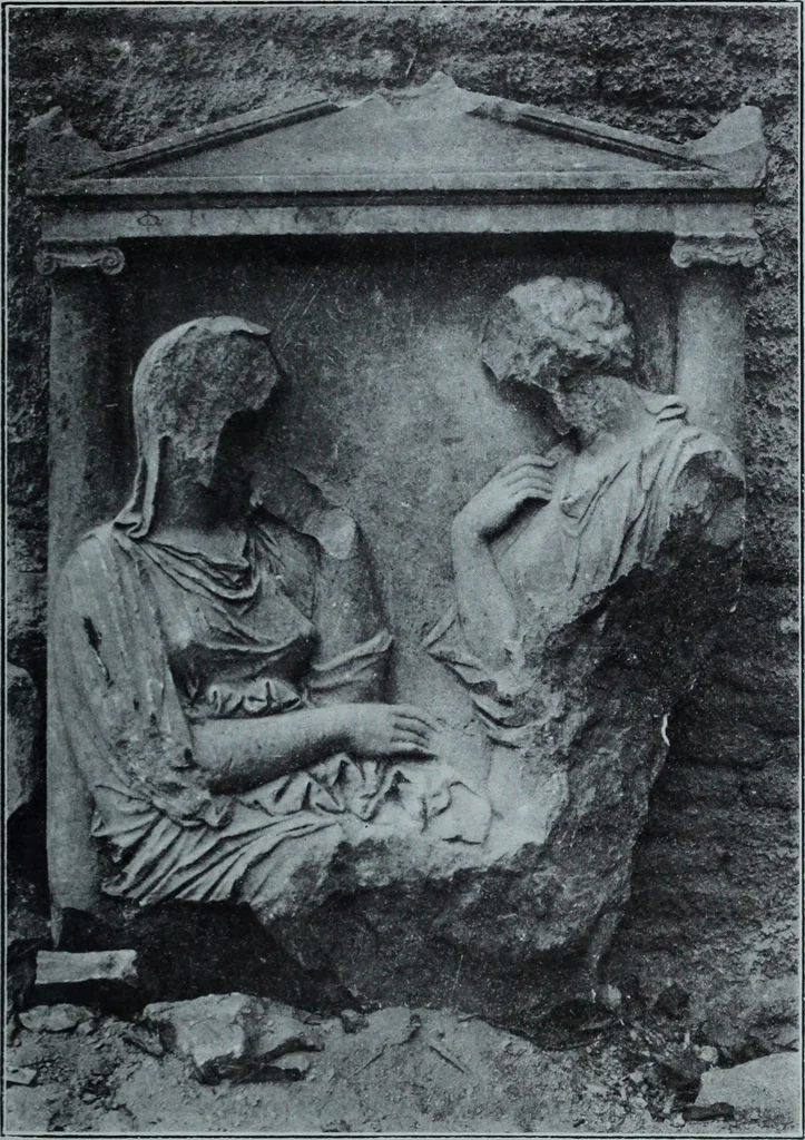 An illustration from Archaiologik ephmeris : ekdidomen hypo ts en Athnais Archaiologiks Hetairias, 1862, leaf 188