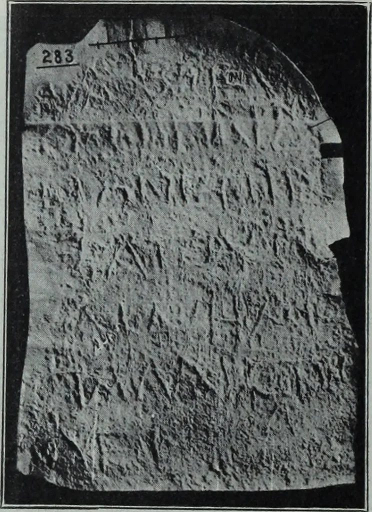 An illustration from Archaiologik ephmeris : ekdidomen hypo ts en Athnais Archaiologiks Hetairias, 1862, leaf 281