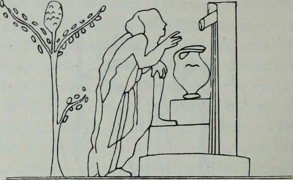 An illustration from Archaiologik ephmeris : ekdidomen hypo ts en Athnais Archaiologiks Hetairias, 1862, leaf 303