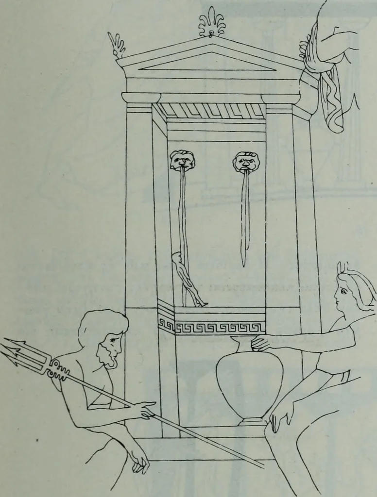 An illustration from Archaiologik ephmeris : ekdidomen hypo ts en Athnais Archaiologiks Hetairias, 1862, leaf 306