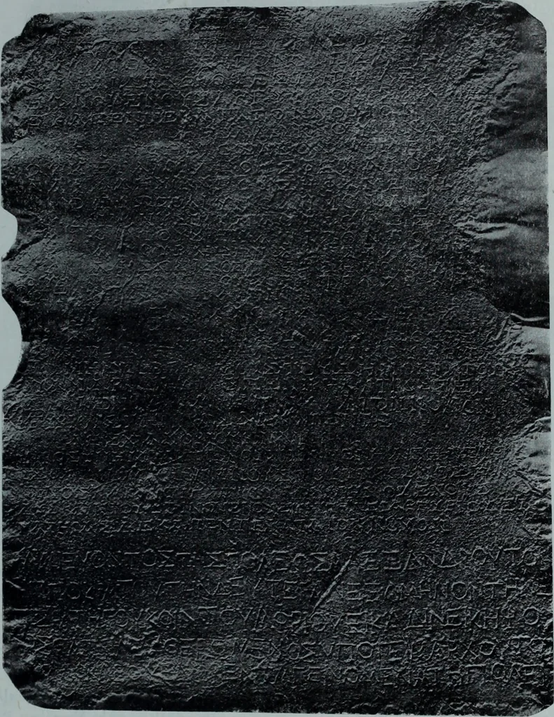 An illustration from Archaiologik ephmeris : ekdidomen hypo ts en Athnais Archaiologiks Hetairias, 1862, leaf 356