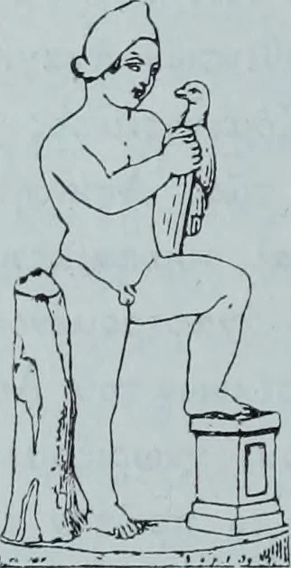 An illustration from Archaiologik ephmeris : ekdidomen hypo ts en Athnais Archaiologiks Hetairias, 1862, leaf 417