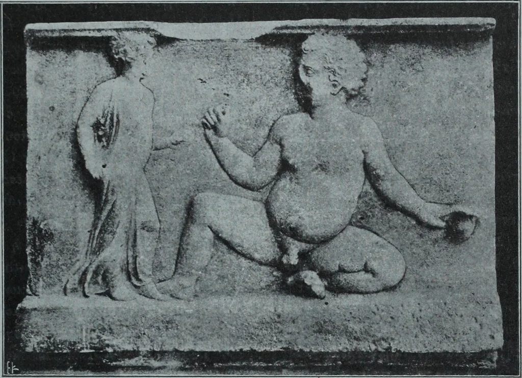 An illustration from Archaiologik ephmeris : ekdidomen hypo ts en Athnais Archaiologiks Hetairias, 1862, leaf 422