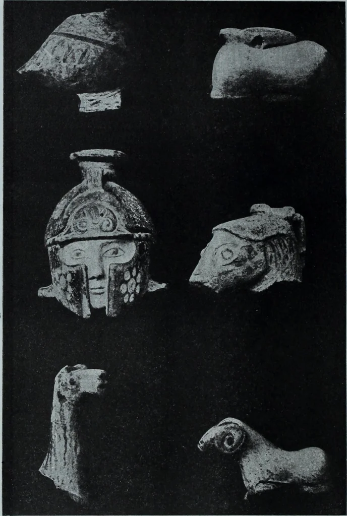 An illustration from Archaiologik ephmeris : ekdidomen hypo ts en Athnais Archaiologiks Hetairias, 1862, leaf 551