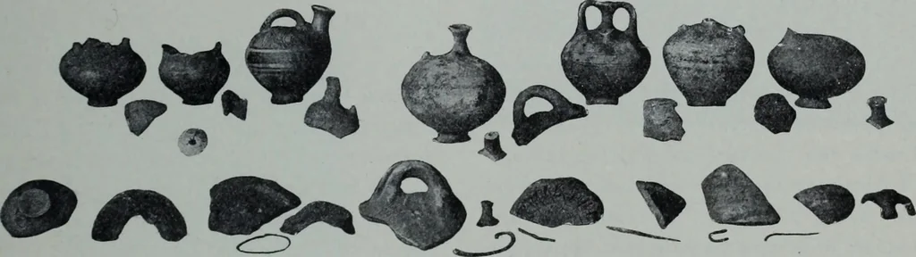 An illustration from Archaiologik ephmeris : ekdidomen hypo ts en Athnais Archaiologiks Hetairias, 1862, leaf 56