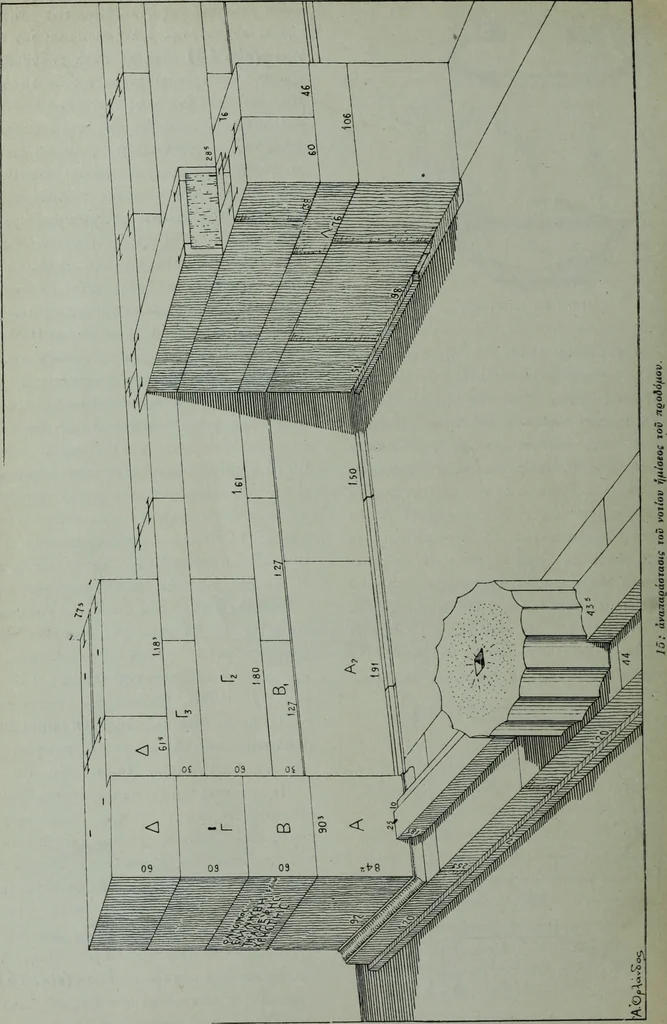 An illustration from Archaiologik ephmeris : ekdidomen hypo ts en Athnais Archaiologiks Hetairias, 1862, leaf 563