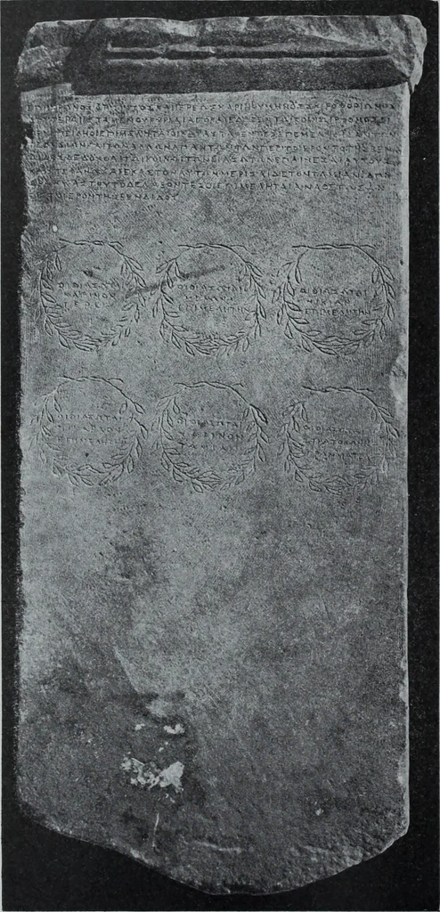 An illustration from Archaiologik ephmeris : ekdidomen hypo ts en Athnais Archaiologiks Hetairias, 1862, leaf 9