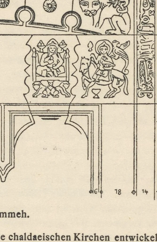 An illustration from Archäologische Reise im Euphrat- und Tigris-gebiet, 1911, leaf 310