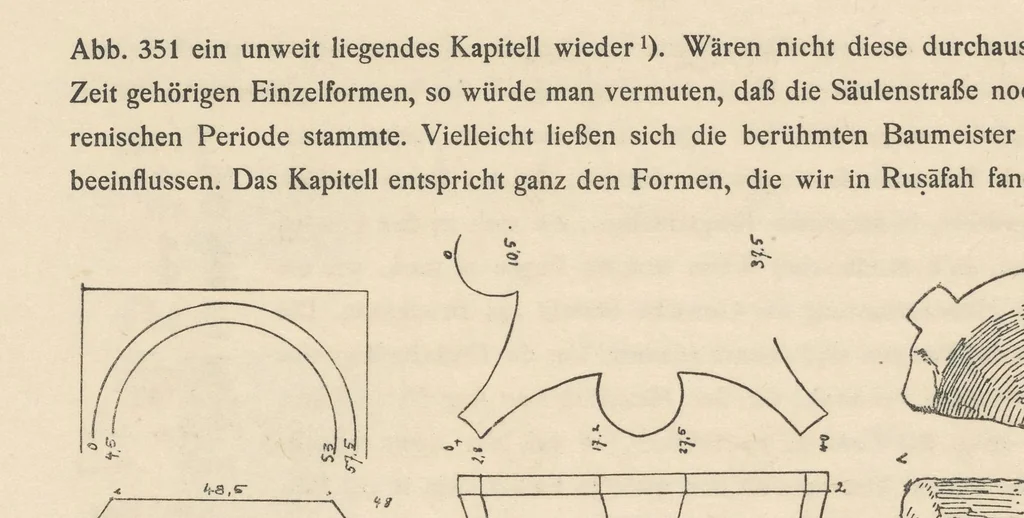 An illustration from Archäologische Reise im Euphrat- und Tigris-gebiet, 1911, leaf 386