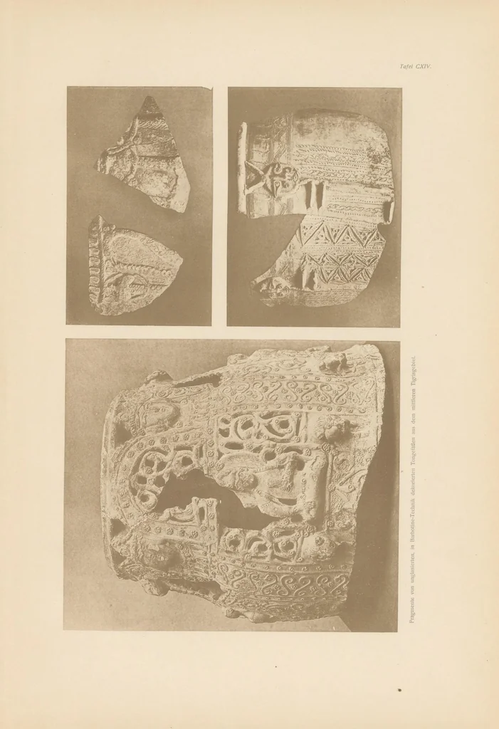 An illustration from Archäologische Reise im Euphrat- und Tigris-gebiet, 1911, leaf 243