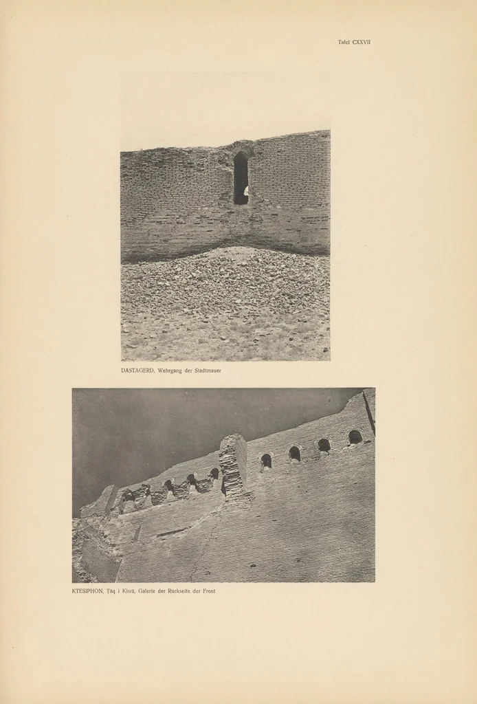 An illustration from Archäologische Reise im Euphrat- und Tigris-gebiet, 1911, leaf 85