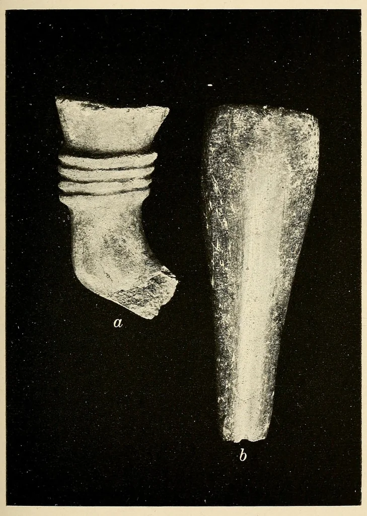 An illustration from Archeological investigations on Manhattan island, New York city, 1920, leaf 103