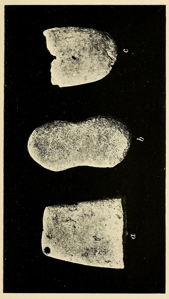 An illustration from Archeological investigations on Manhattan island, New York city, 1920, leaf 21