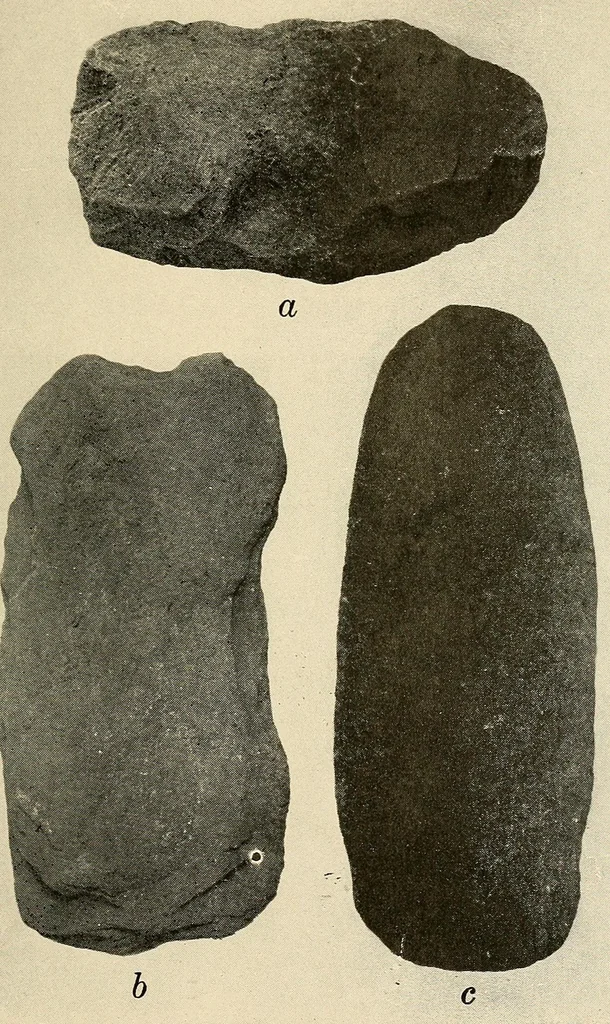 An illustration from Archeological investigations on Manhattan island, New York city, 1920, leaf 91