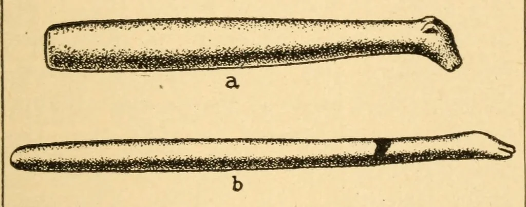 An illustration from Archeological specimens from New England, 1919, leaf 11