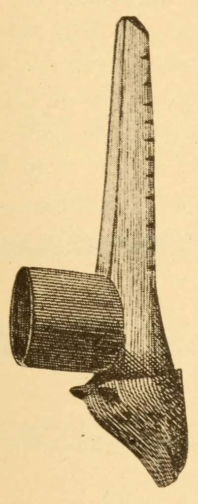 An illustration from Archeological specimens from New England, 1919, leaf 9