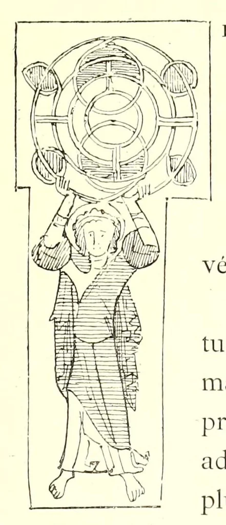 An illustration from Archéologie chrétienne. Les saints de la messe et leurs monuments, 1893, leaf 15