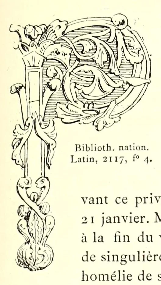 An illustration from Archéologie chrétienne. Les saints de la messe et leurs monuments, 1893, leaf 197