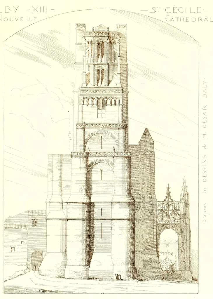 An illustration from Archéologie chrétienne. Les saints de la messe et leurs monuments, 1893, leaf 325