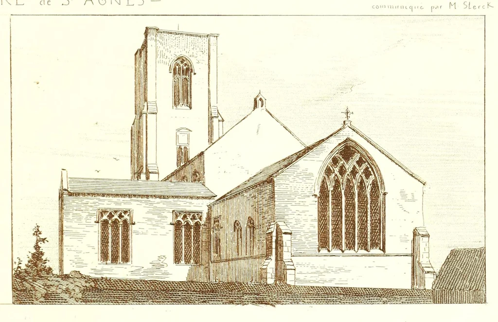 An illustration from Archéologie chrétienne. Les saints de la messe et leurs monuments, 1893, leaf 449