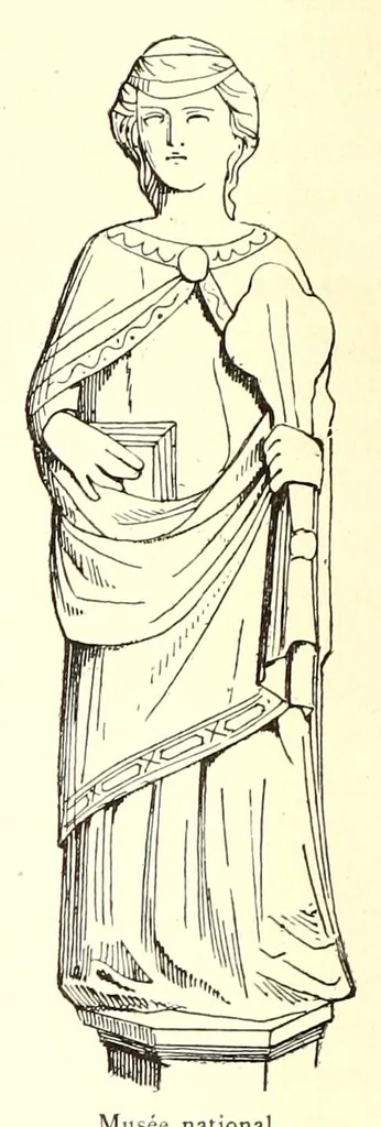 An illustration from Archéologie chrétienne. Les saints de la messe et leurs monuments, 1893, leaf 76