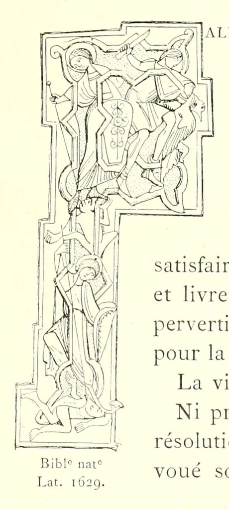 An illustration from Archéologie chrétienne. Les saints de la messe et leurs monuments, 1893, leaf 15