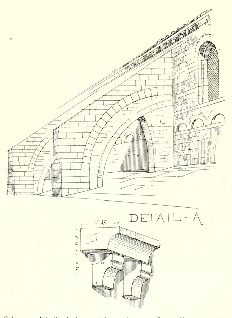 An illustration from Archéologie chrétienne. Les saints de la messe et leurs monuments, 1893, leaf 75