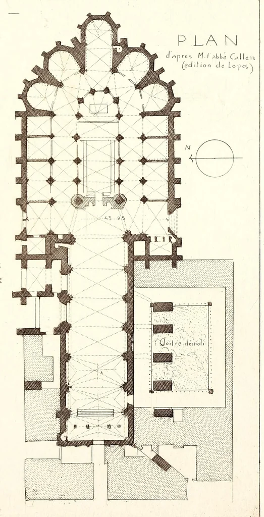 An illustration from Archéologie chrétienne. Les saints de la messe et leurs monuments, 1893, leaf 171