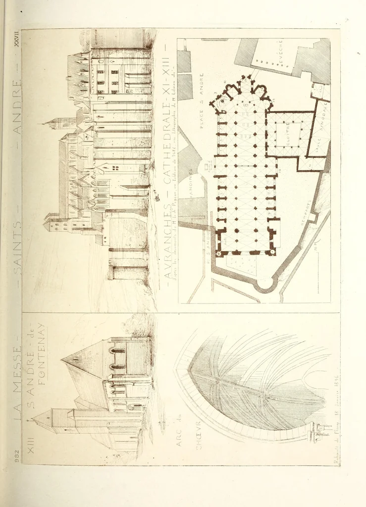 An illustration from Archéologie chrétienne. Les saints de la messe et leurs monuments, 1893, leaf 177