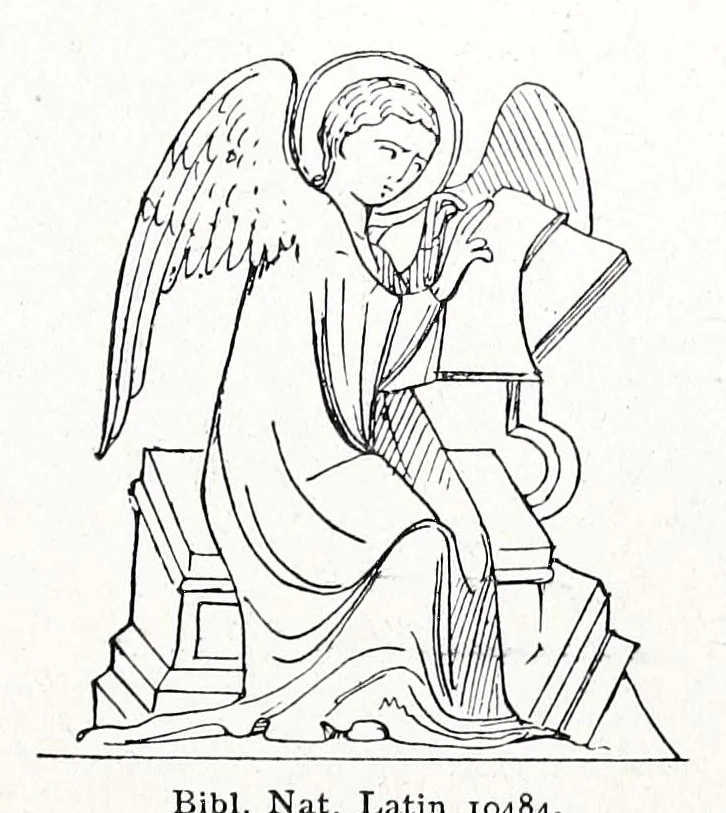 An illustration from Archéologie chrétienne. Les saints de la messe et leurs monuments, 1893, leaf 57