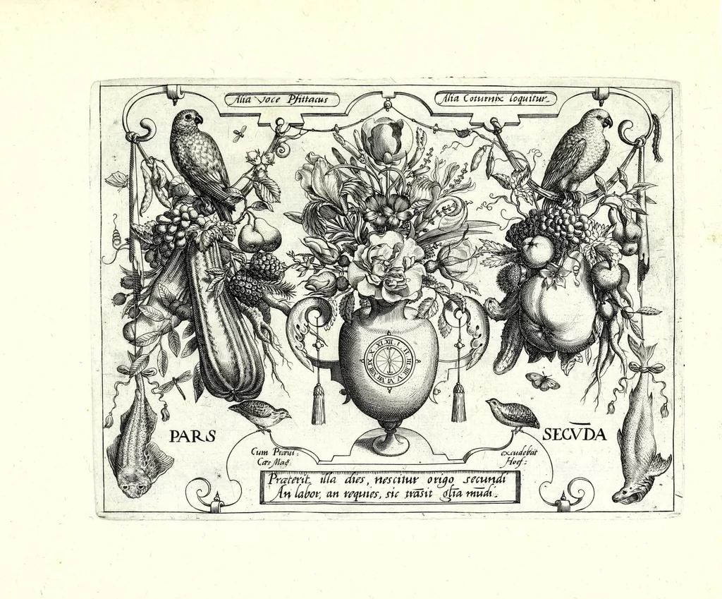 An illustration from Archetypa stvdiaqve patris GeorgiI HoefnageliI, 1592, leaf 31