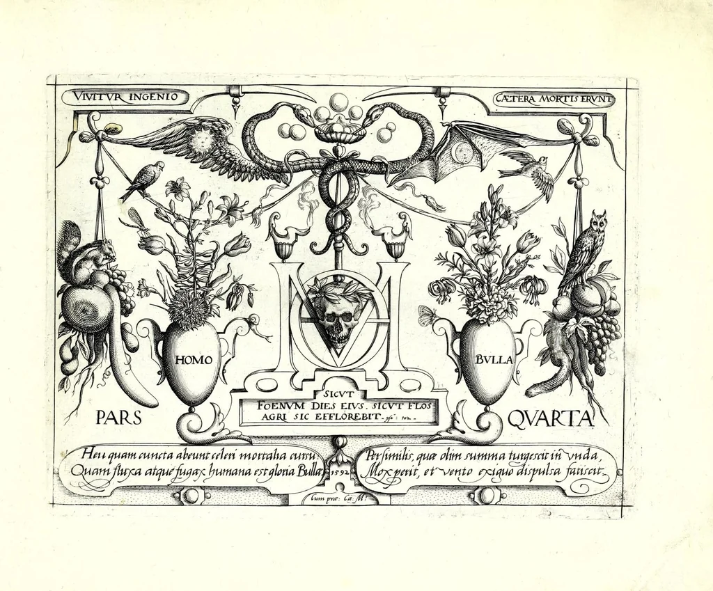 An illustration from Archetypa stvdiaqve patris GeorgiI HoefnageliI, 1592, leaf 83