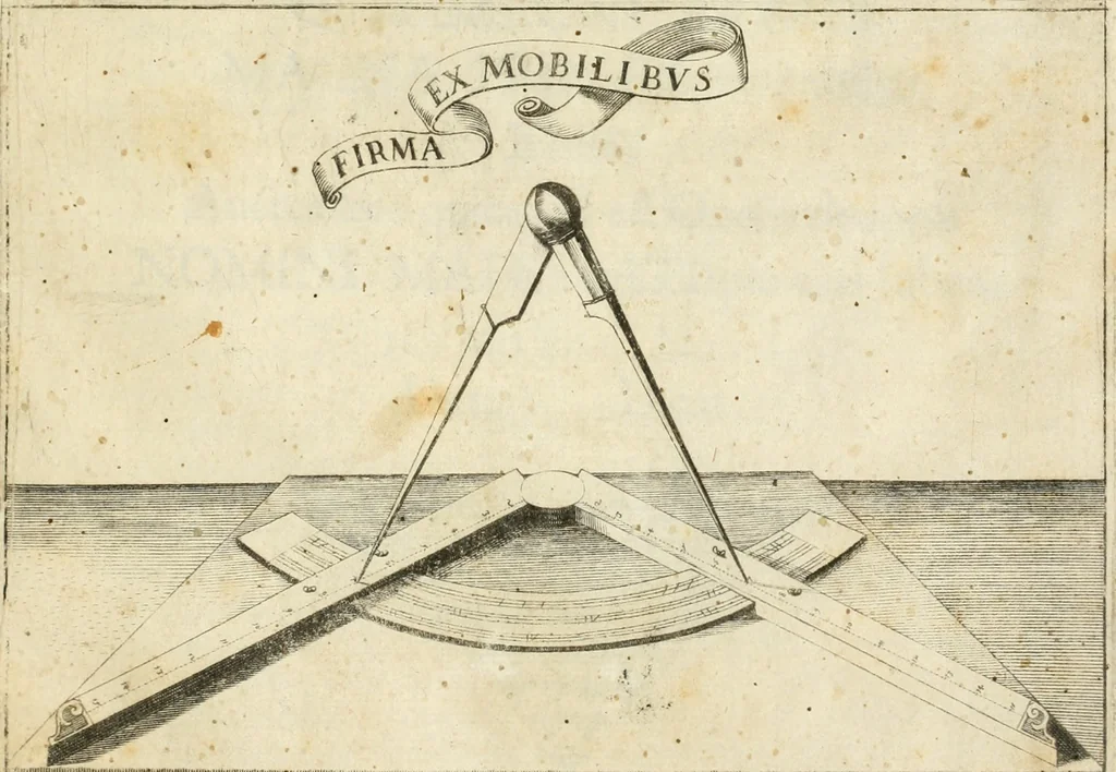 An illustration from Archisesto per formar con facilità li cinque ordini d'architettura : con altri particolari intorno la medesima professione, 1627, leaf 4