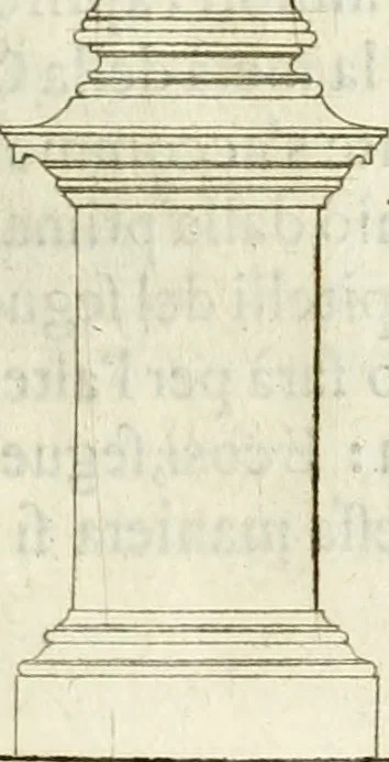 An illustration from Archisesto per formar con facilità li cinque ordini d'architettura : con altri particolari intorno la medesima professione, 1627, leaf 90
