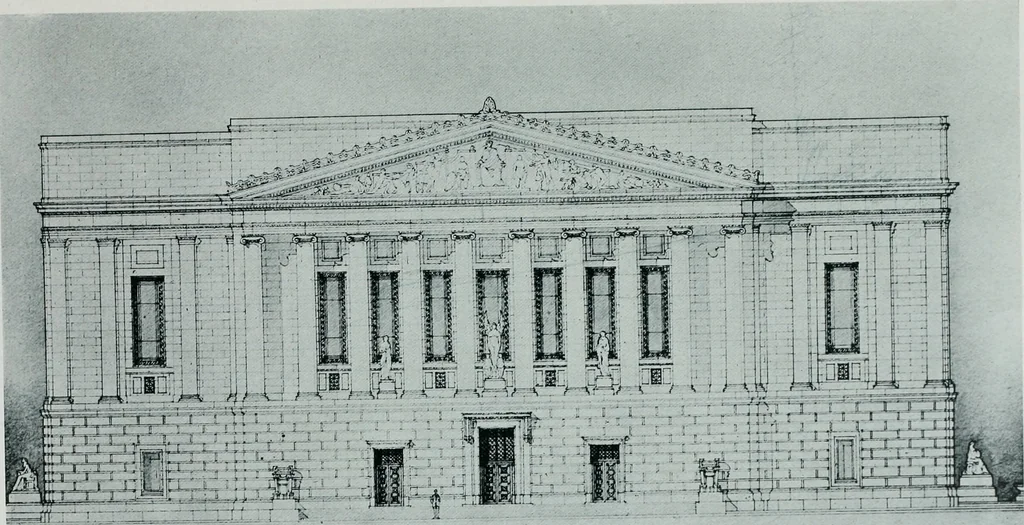 An illustration from The architect, 1915, leaf 158