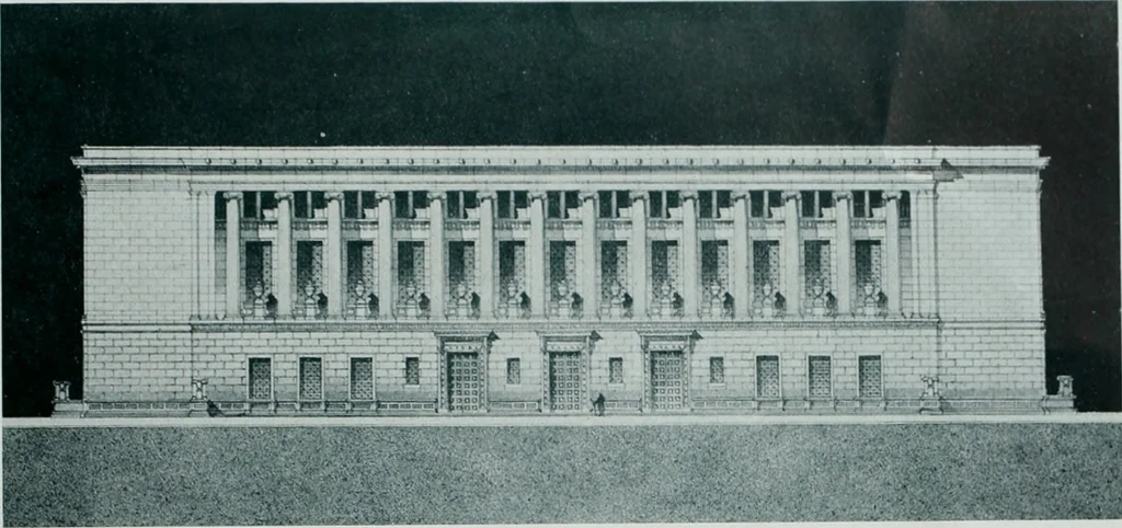 An illustration from The architect, 1915, leaf 174