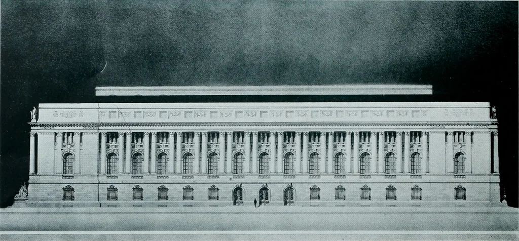 An illustration from The architect, 1915, leaf 175