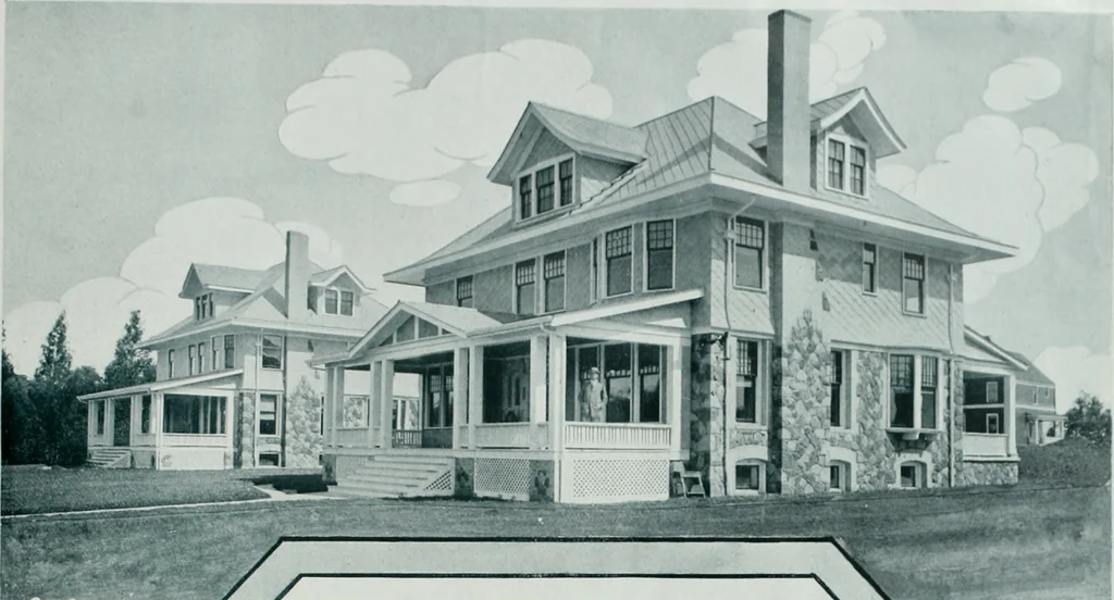 An illustration from The architect, 1915, leaf 244